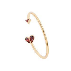 🎁Kate Spade rock solid stone heart flex cuff